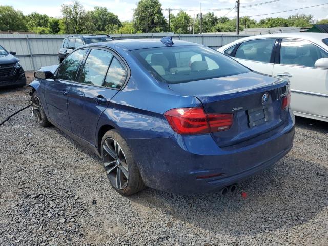  BMW 3 SERIES 2018 Синий
