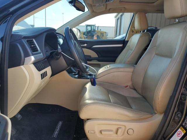  TOYOTA HIGHLANDER 2015 Czarny