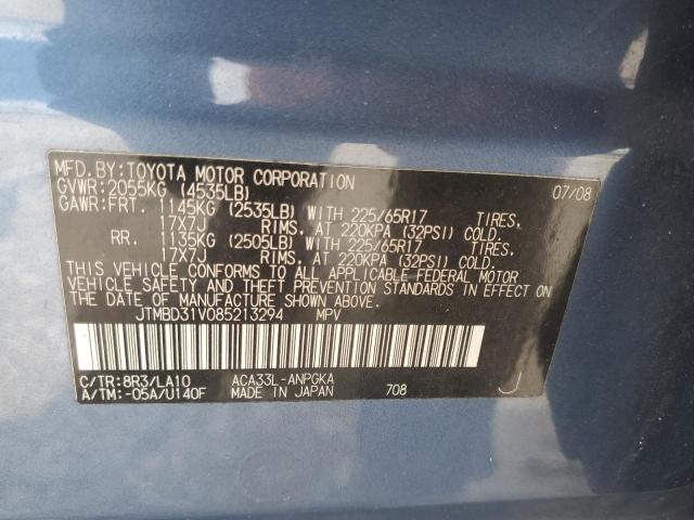 2008 TOYOTA RAV4 LIMITED