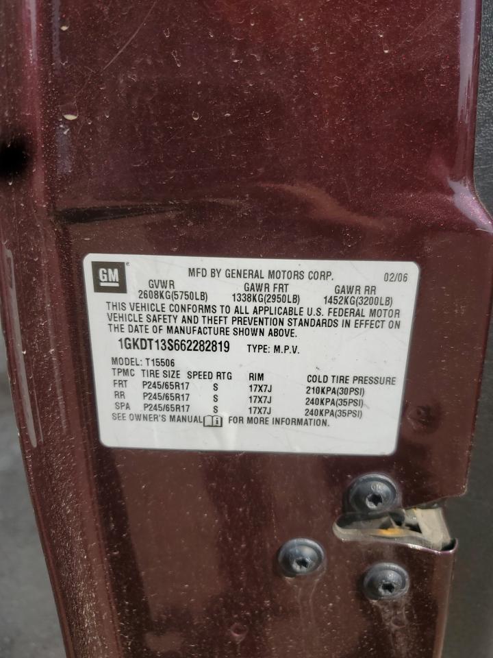 1gkdt13s662282819 1GKDT13S662282819 2005 GMC Envoy