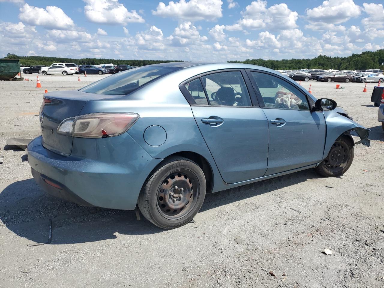 2011 Mazda 3 I blue sedan gas JM1BL1UG2B1426198 photo #4
