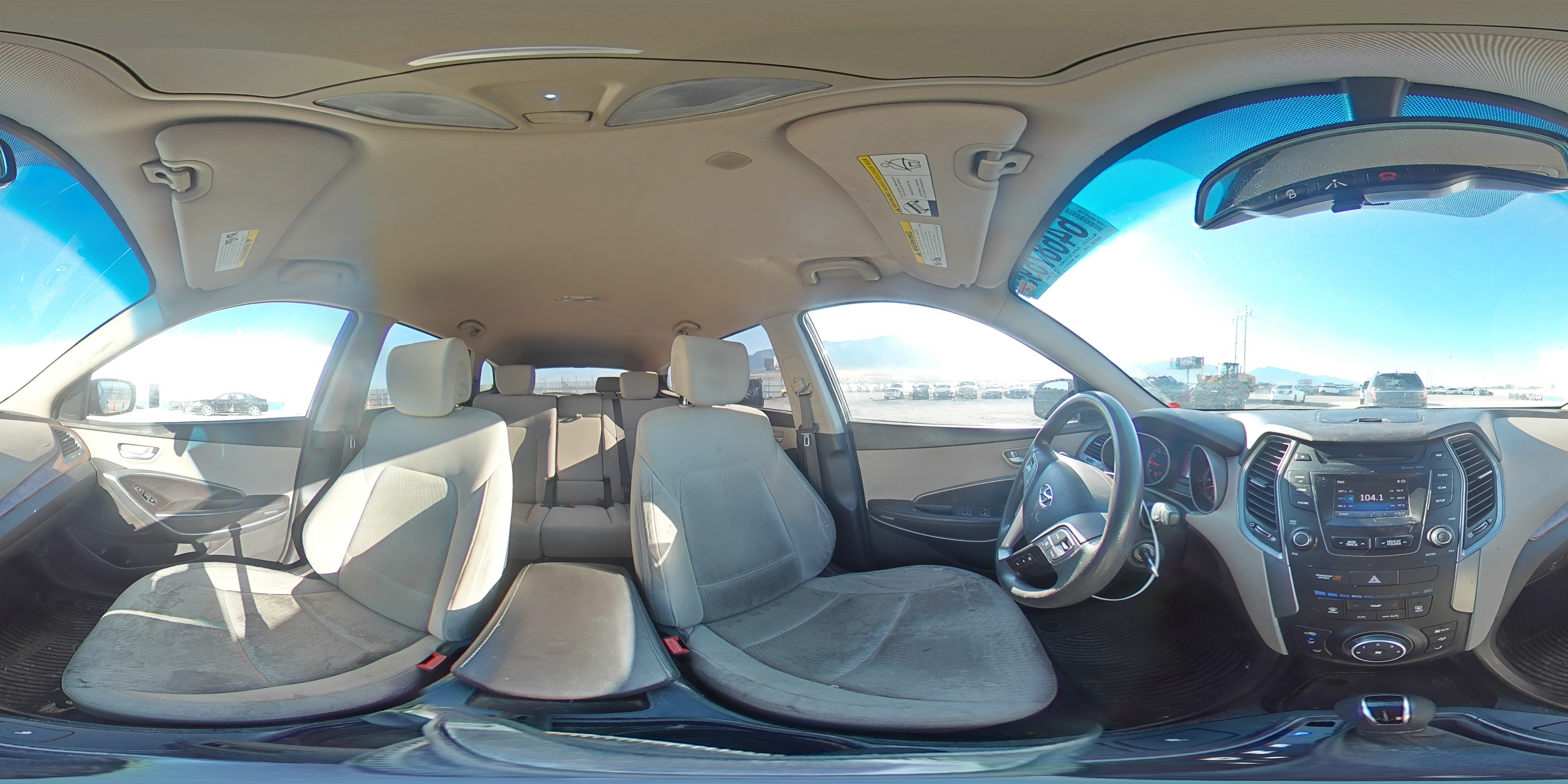 2015 Hyundai Santa Fe Gls VIN: KM8SMDHF6FU089583 Lot: 64687595