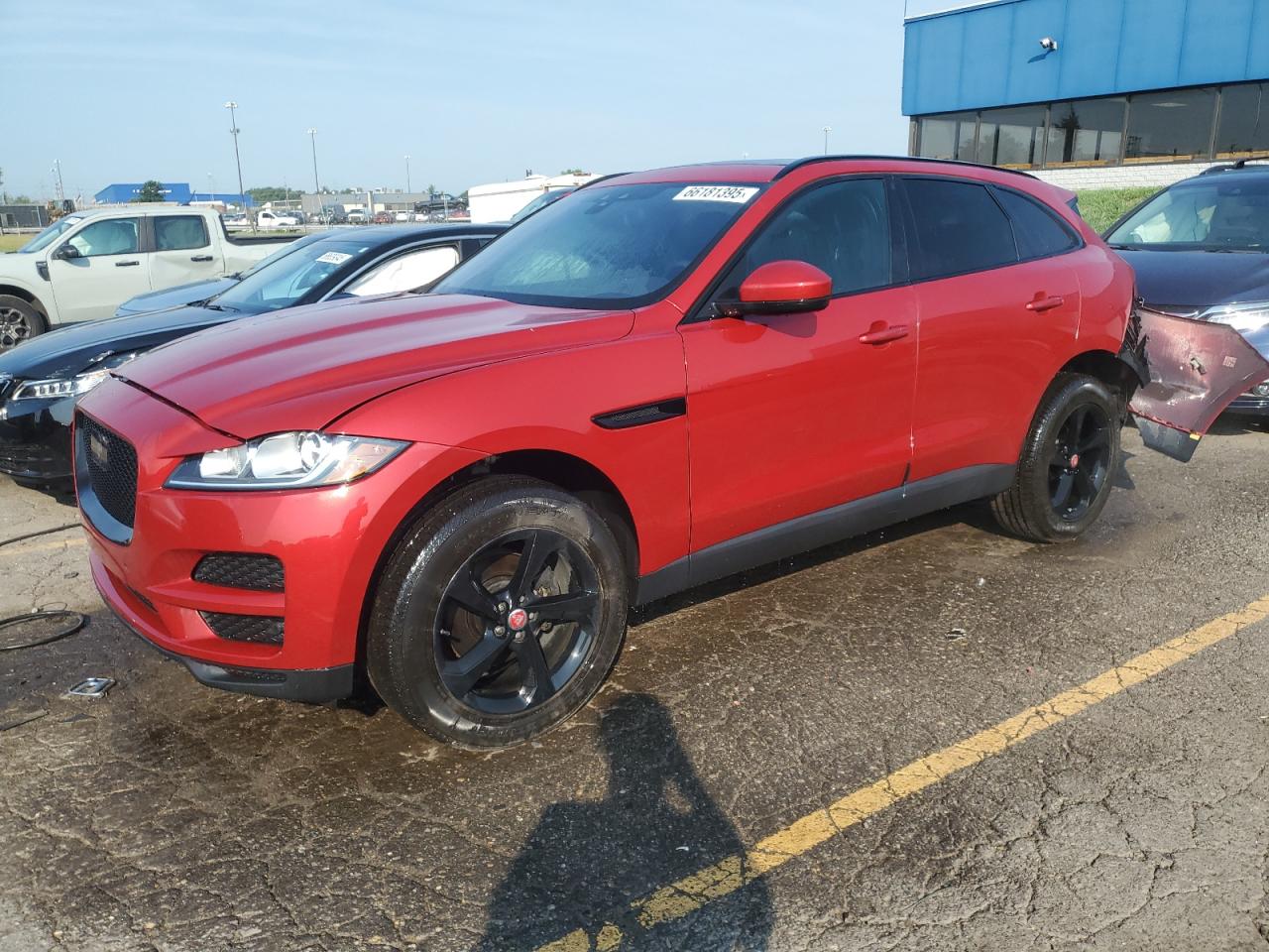 2019 Jaguar F-Pace Premium red null gas SADCJ2FX3KA355272 photo #1