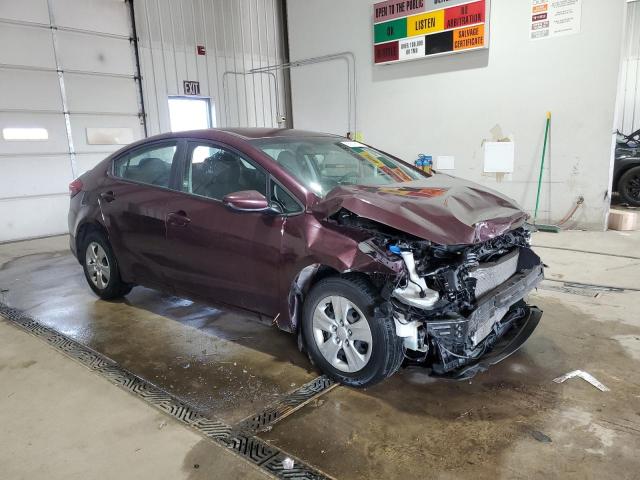  KIA FORTE 2018 Бургунди