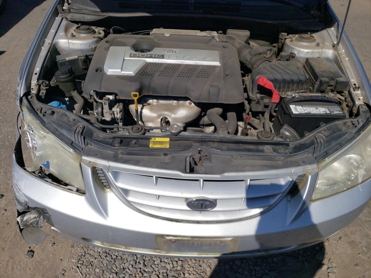 2004 Kia Spectra Lx VIN: KNAFE121245008405 Lot: 62411575