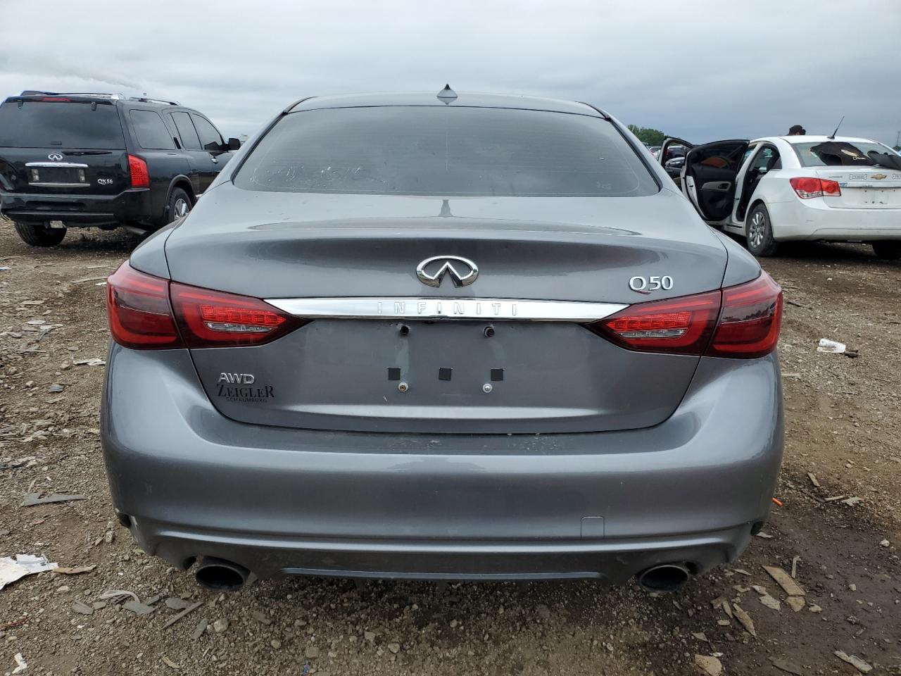 2019 Infiniti Q50 Luxe VIN: JN1EV7AR0KM550326 Lot: 65194735