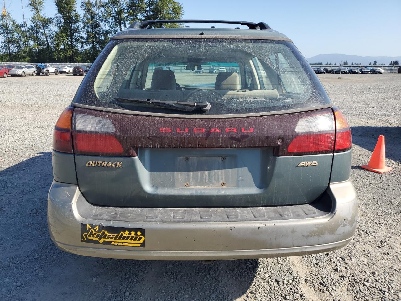 2002 Subaru Legacy Outback VIN: 4S3BH665527618156 Lot: 65384565
