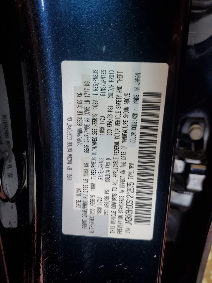 2025 Mazda Cx-90 Preferred VIN: JM3KKBHD0S1212875 Lot: 64182265