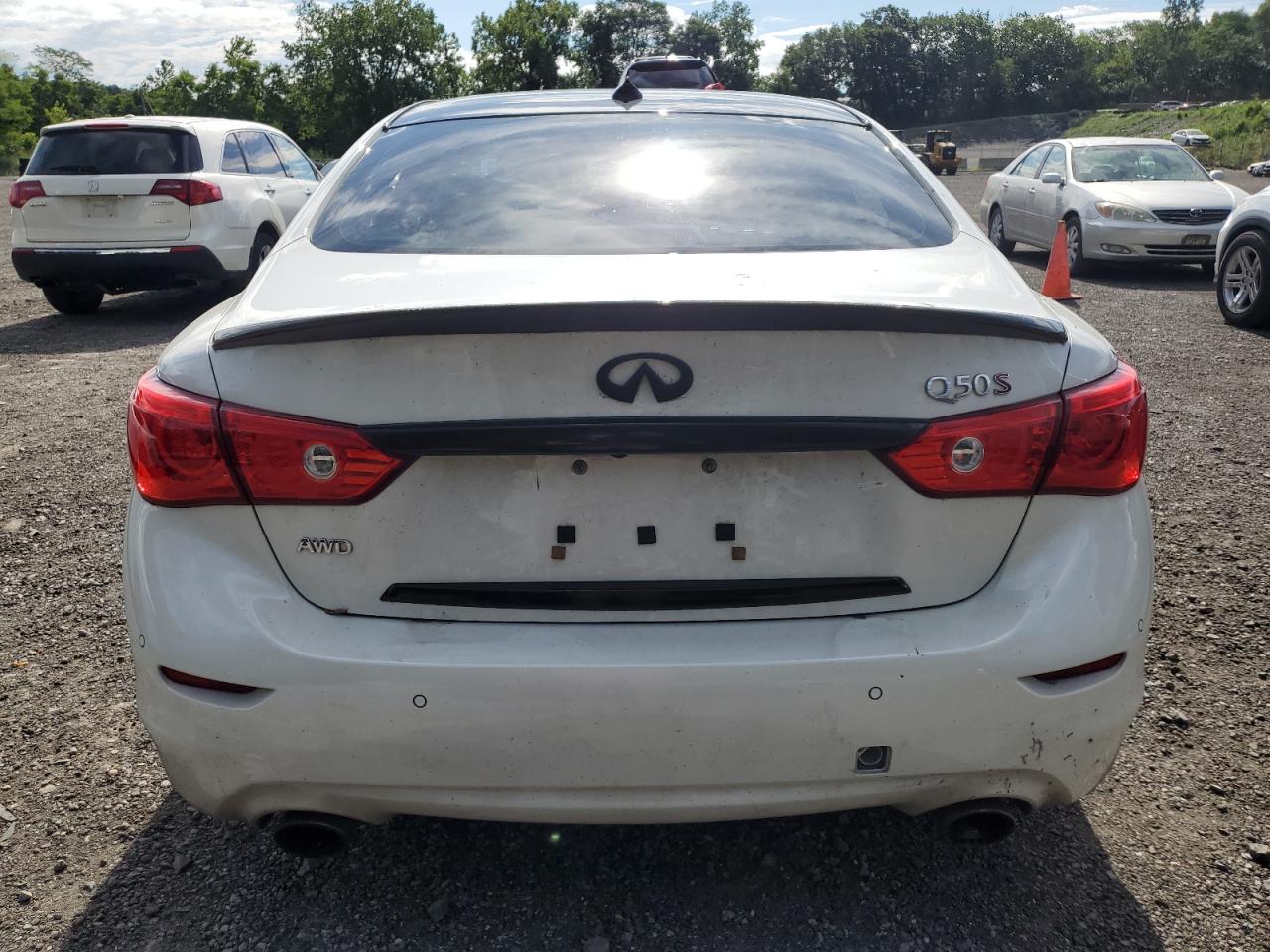2017 Infiniti Q50 Red Sport 400 VIN: JN1FV7AR0HM870405 Lot: 64652915