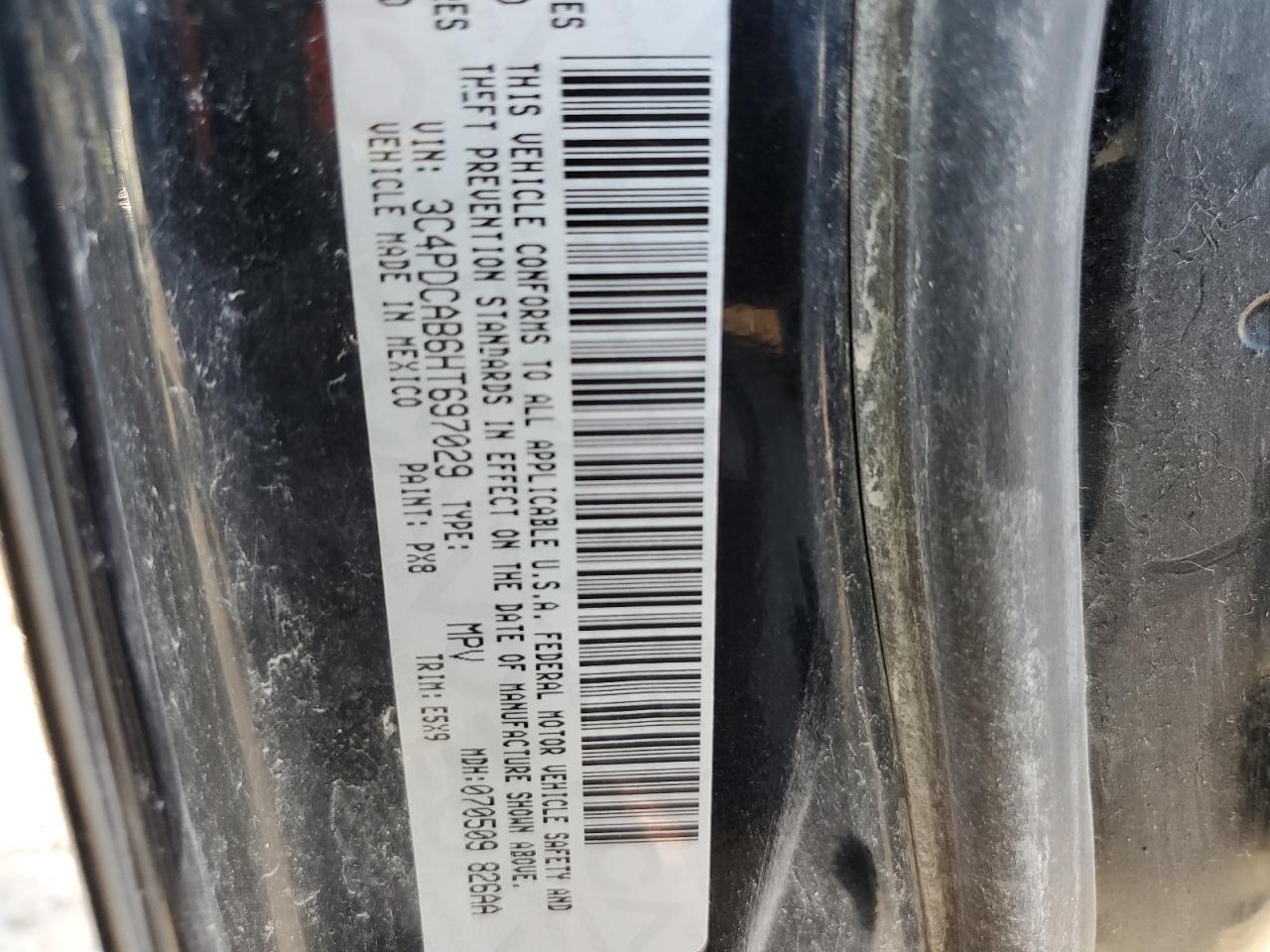 2014 Dodge Journey Sxt VIN: 3C4PDCBG6ET270911 Lot: 66146555