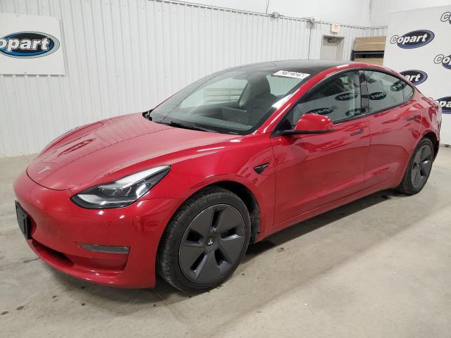  TESLA MODEL 3 2022 Czerwony