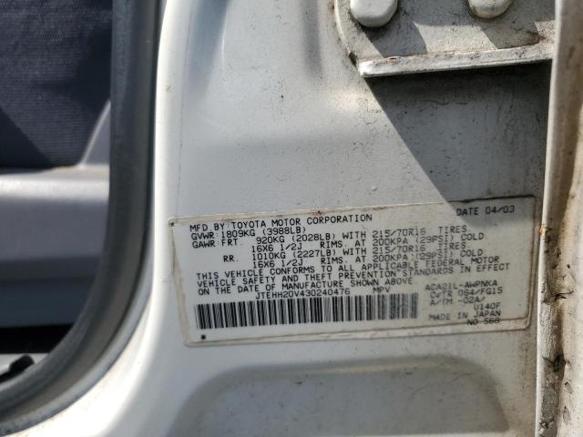 2003 TOYOTA RAV4   