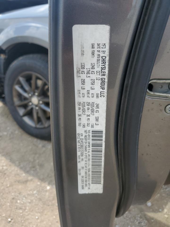 2013 Dodge Journey Sxt VIN: 3C4PDCBB2DT576894 Lot: 64689495