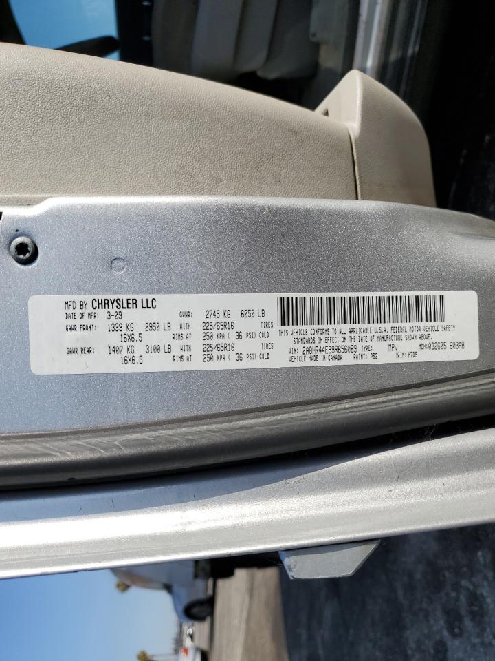 2009 Chrysler Town & Country Lx VIN: 2A8HR44E89R656089 Lot: 65442645