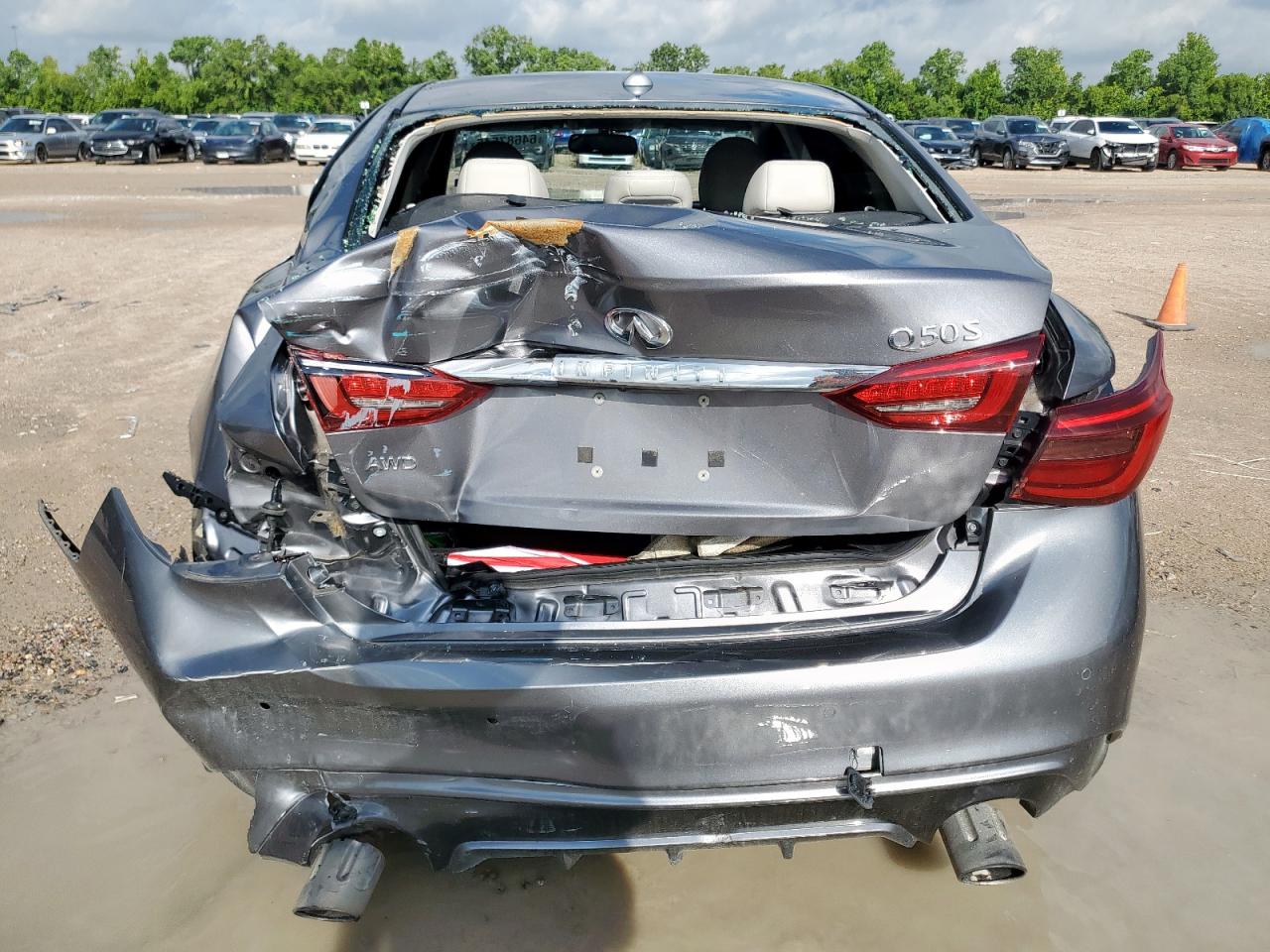 2019 Infiniti Q50 Luxe VIN: JN1EV7AR5KM553092 Lot: 64687545