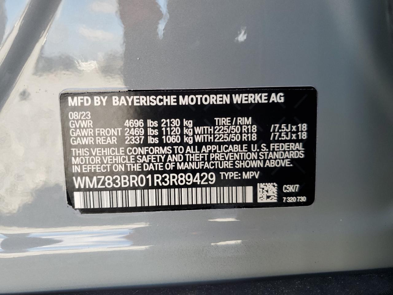 2024 Mini Cooper S Countryman All4 VIN: WMZ83BR01R3R89429 Lot: 65223605