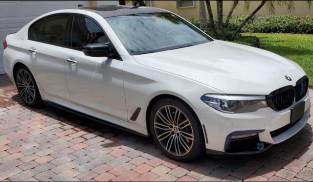  BMW 5 SERIES 2018 Белы