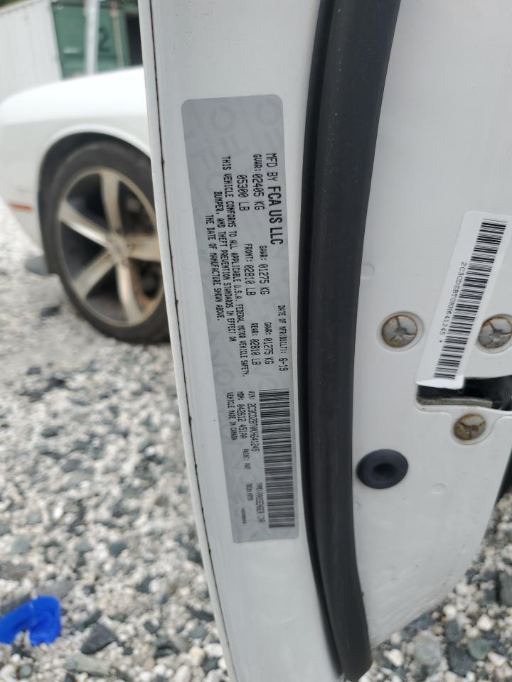 2019 Dodge Challenger R/T VIN: 2C3CDZBT0KH641245 Lot: 64774085