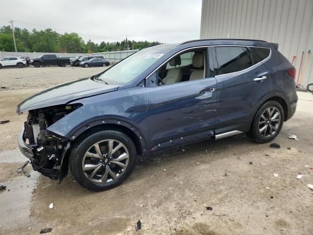  HYUNDAI SANTA FE 2017 Granatowy