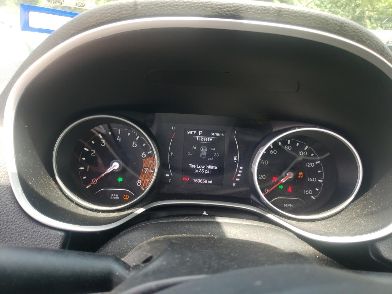 2017 Jeep Compass Sport VIN: 3C4NJCAB4HT681993 Lot: 66688185