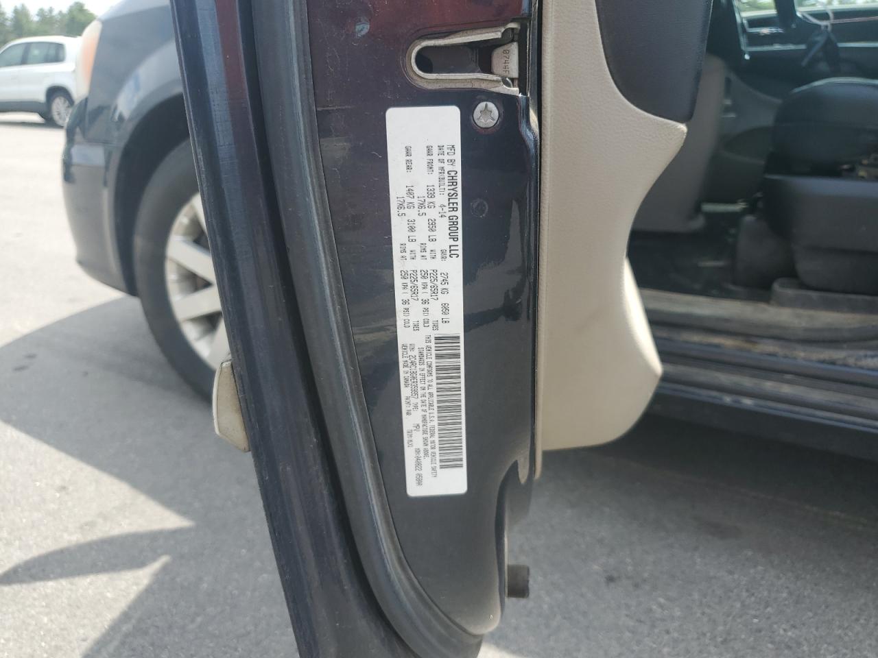 2014 Chrysler Town & Country Touring VIN: 2C4RC1BG0ER359957 Lot: 62784235
