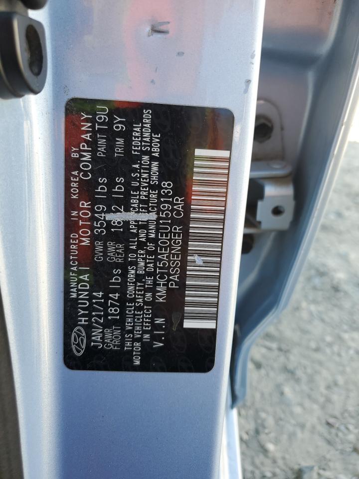 2014 Hyundai Accent Gls VIN: KMHCT5AE0EU159138 Lot: 65600005