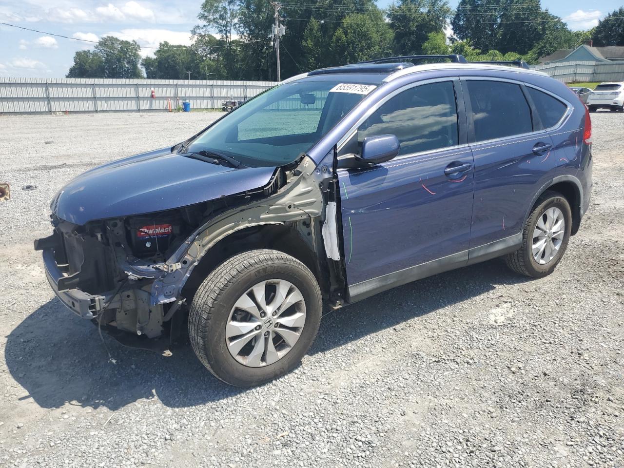 2014 Honda Cr-V Exl VIN: 2HKRM4H72EH614210 Lot: 65591795