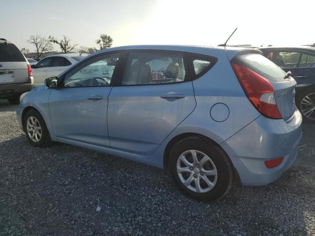 Hatchbacks HYUNDAI ACCENT 2014 Granatowy