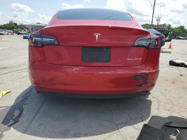  TESLA MODEL 3 2022 Red