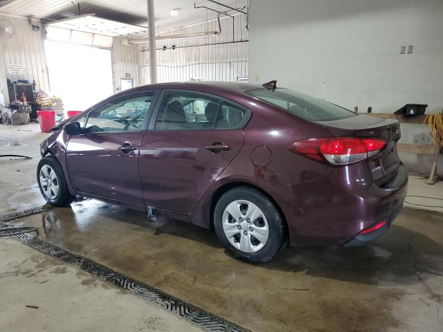  KIA FORTE 2018 Бургунди