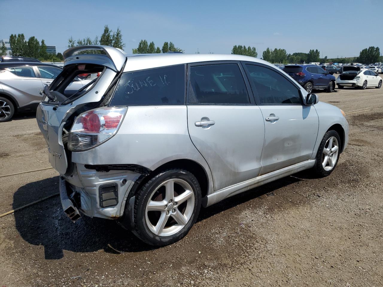 2006 Toyota Corolla Matrix Xr grey hatchback gas 2T1KR32EX6C603898 photo #4
