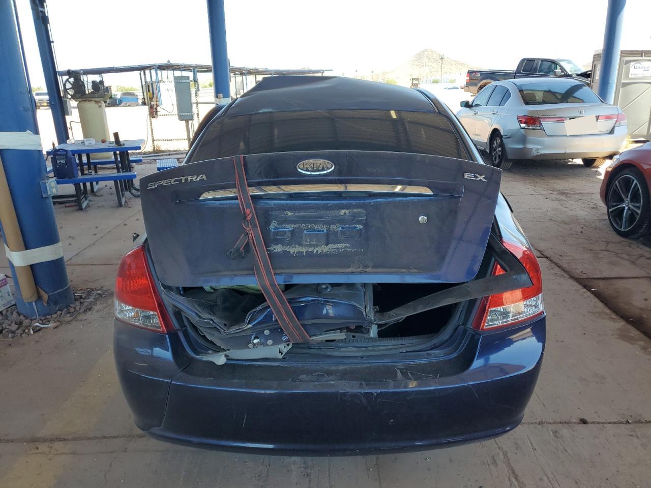 2008 Kia Spectra Ex VIN: KNAFE122985553726 Lot: 66731965