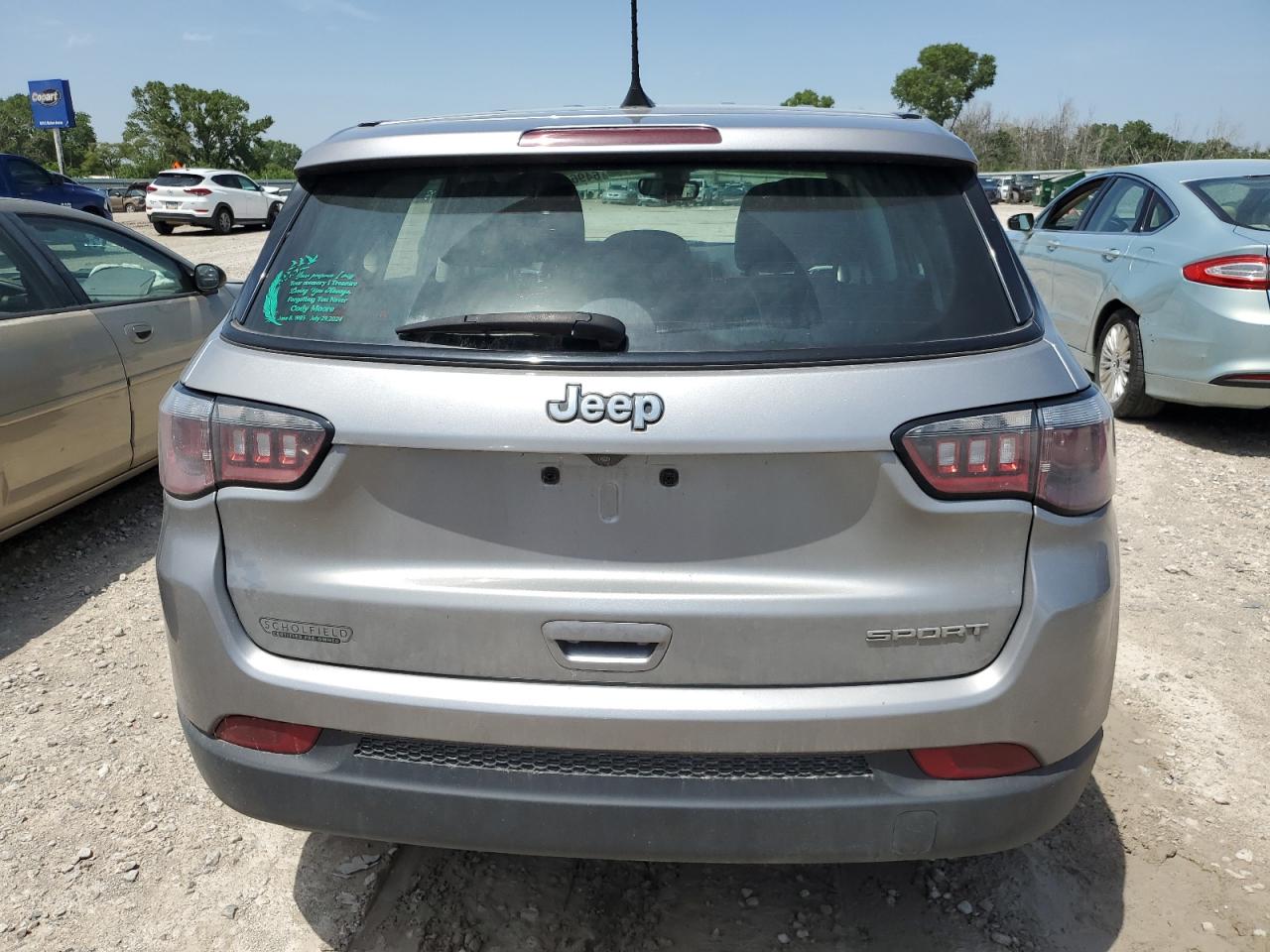 2019 Jeep Compass Sport VIN: 3C4NJCAB7KT686256 Lot: 64964315