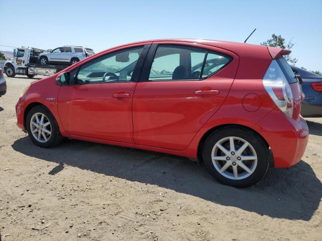 TOYOTA PRIUS 2012 Czerwony