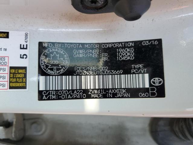2016 TOYOTA PRIUS V   
