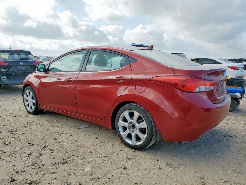 HYUNDAI ELANTRA 2012 Красный