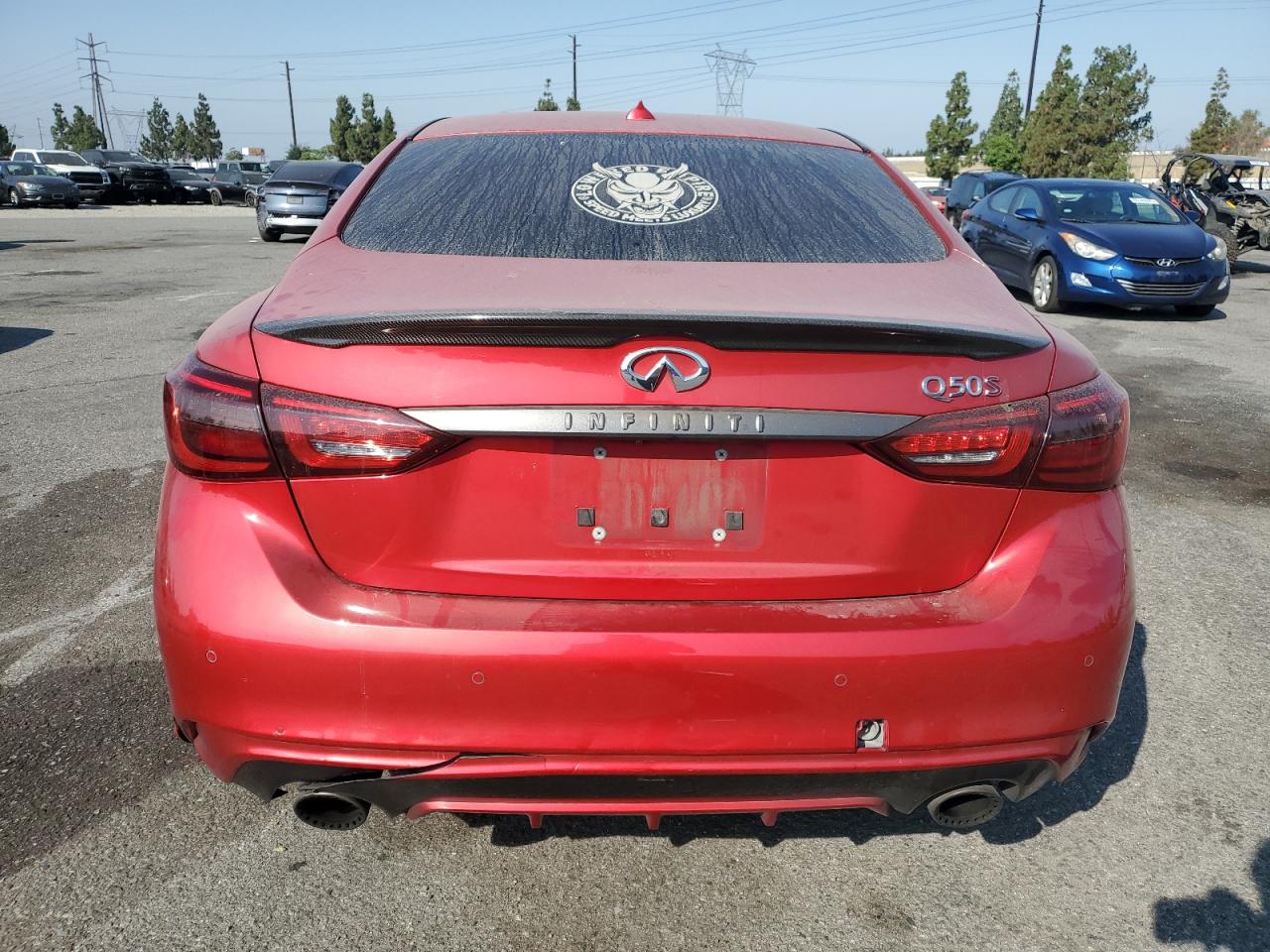 2019 Infiniti Q50 Red Sport 400 VIN: JN1FV7AP6KM760139 Lot: 65079295