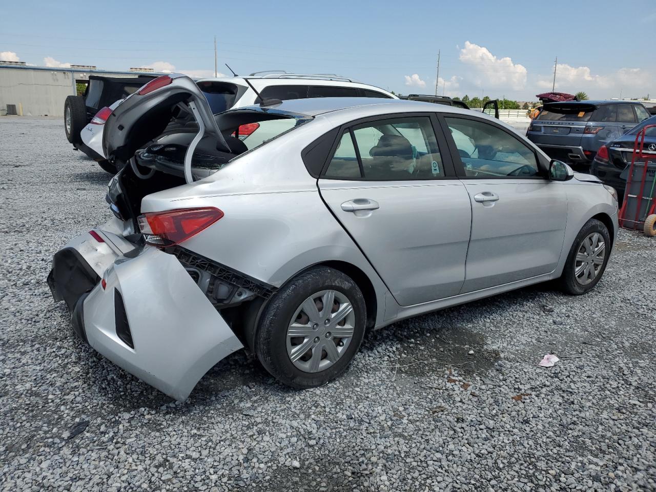 2021 Kia Rio Lx VIN: 3KPA24AD7ME383231 Lot: 63850115