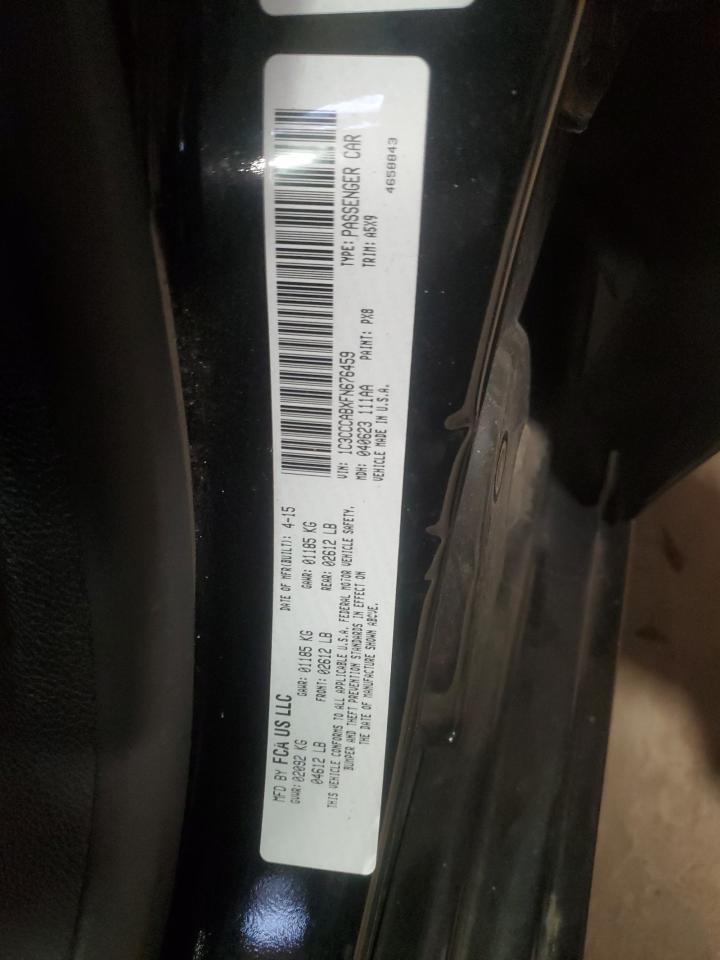 2015 Chrysler 200 Limited VIN: 1C3CCCABXFN676459 Lot: 63637595