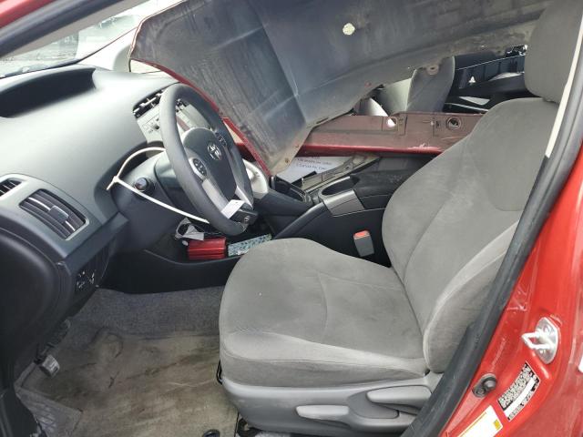  TOYOTA PRIUS 2015 Red