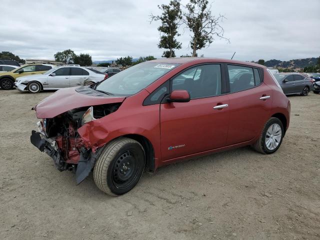  NISSAN LEAF 2015 Maroon