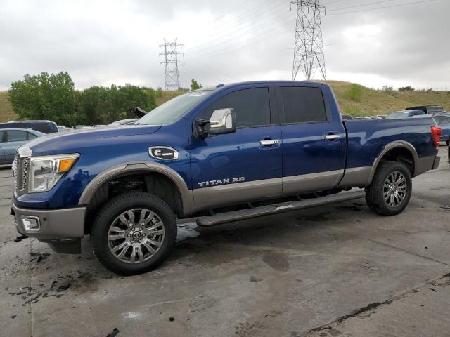 Pickups NISSAN TITAN 2016 Blue