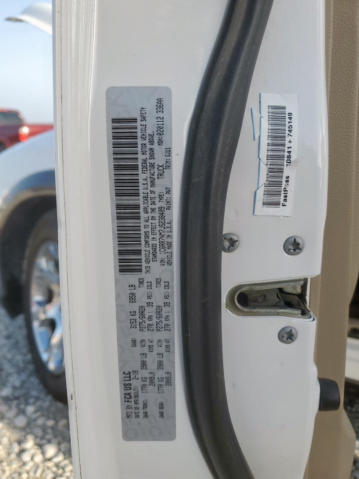 2018 Ram 1500 Laramie VIN: 1C6RR7NM7JS238409 Lot: 64655105
