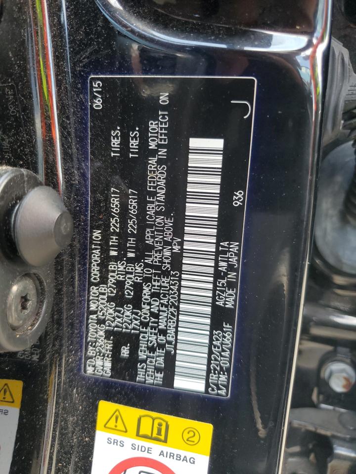 2015 Lexus Nx 200T VIN: JTJBARBZ2F2034313 Lot: 63143855