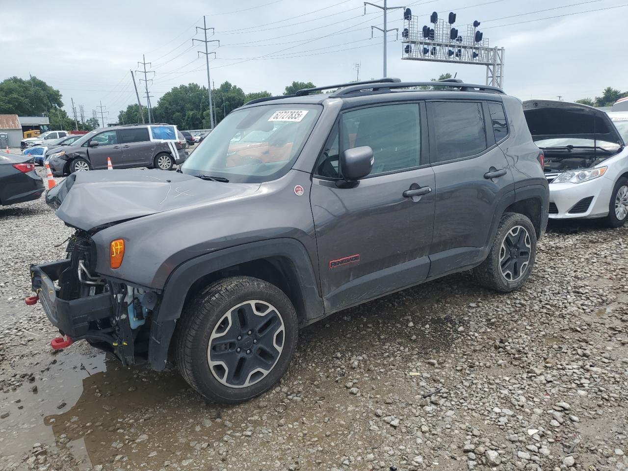 2016 Jeep Renegade Trailhawk VIN: ZACCJBCT2GPC81542 Lot: 62727835