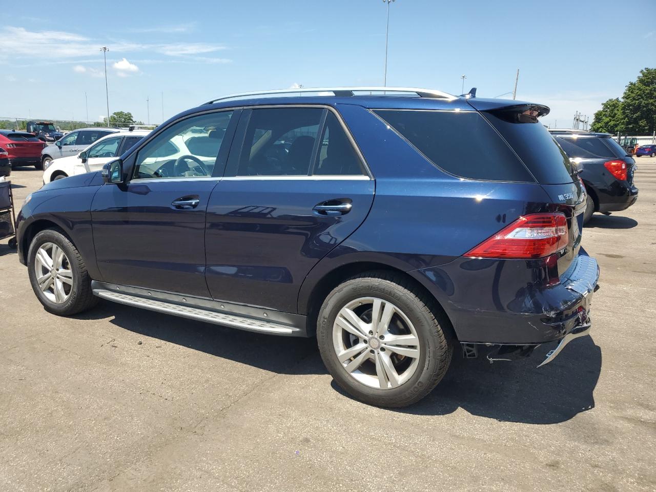 2014 Mercedes-Benz Ml 350 4Matic blue null gas 4JGDA5HB4EA399347 photo #3