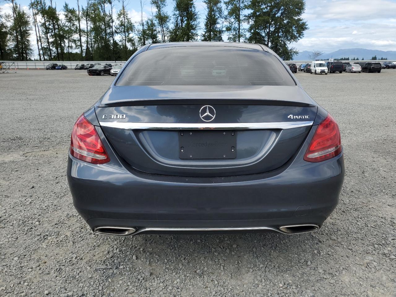 2016 Mercedes-Benz C 300 4Matic VIN: 55SWF4KB6GU136545 Lot: 63806425