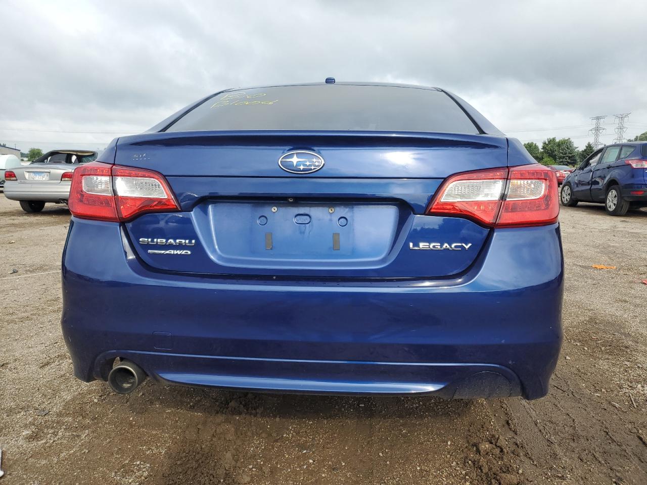 2015 Subaru Legacy 2.5I Limited VIN: 4S3BNBN62F3016548 Lot: 64496805