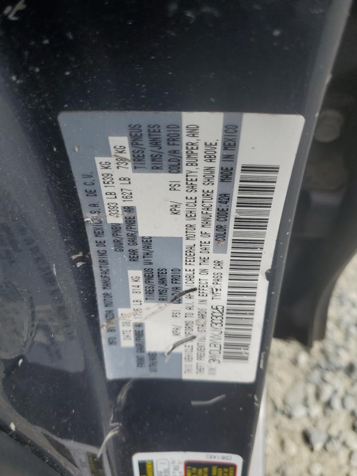 2018 Toyota Yaris Ia VIN: 3MYDLBYVXJY303025 Lot: 62762135