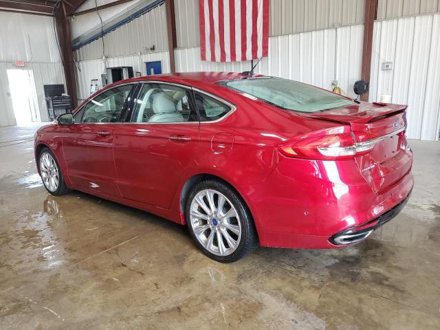  FORD FUSION 2017 Czerwony